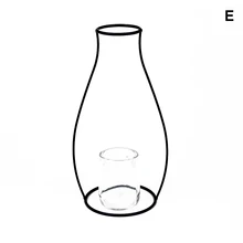 1 шт. металлический Железный DIY ваза рамка черная Геометрическая рамка искусственный цветок ваза горячая распродажа