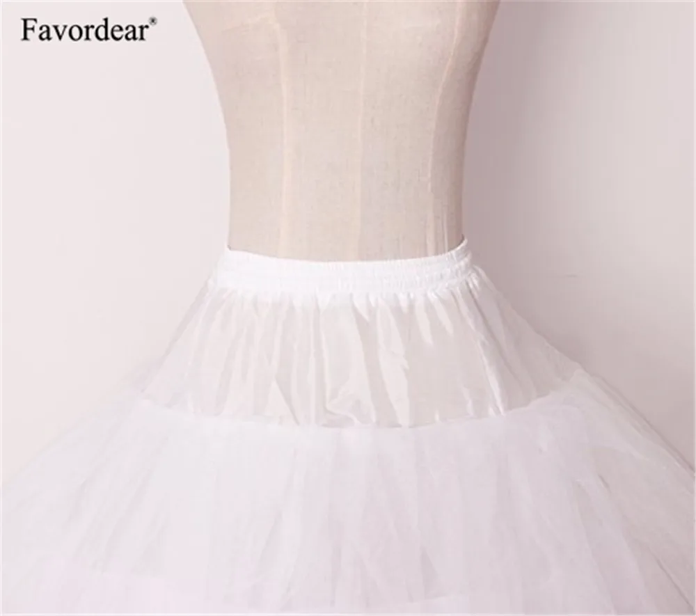 Favordear длинные 8 слоев Hoopless бальное платье Нижние юбки идеально подходит для свадебное платье пышное платье для особых случаев