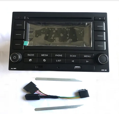 Автомагнитолы RCN210 CD-плеер USB MP3 AUX Bluetooth для гольфа Jetta MK4 Passat B5 поло 9N 31 г 035 185