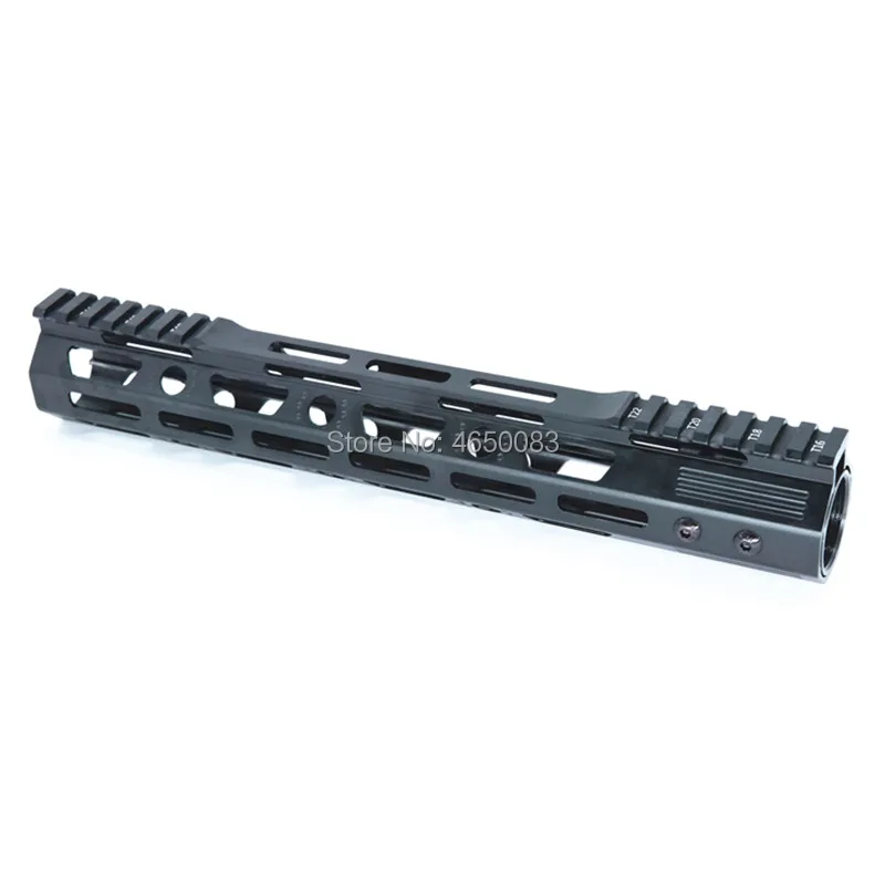 Rifle com Porca de Barril de Aço Ultra-leve Super Magro Mlok M-lok Handguard Livre Float Ar15 m4 M16 223 5.56 9 rifle com porca de barril de aço