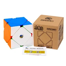 Yuxin маленький волшебный кубик 3x3x3 Torsion skew speed cube professional puzzle Кирпичи Блок подарок на год игрушки для детей