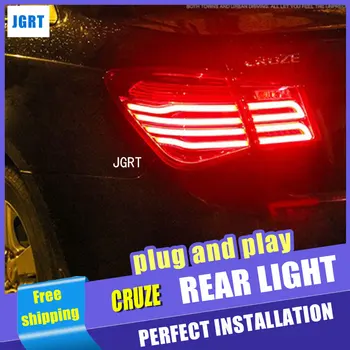 

Car Styling Cruze Taillight assembly 2009-2014 Cruze LED TailLight GLK Rear Lamp DRL+Turn Signal+Brake+Reverse with hid kit 2pcs
