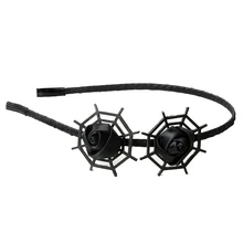 Лучшая готическая Черная паутина обруч для волос повязка для Хэллоуина Костюм