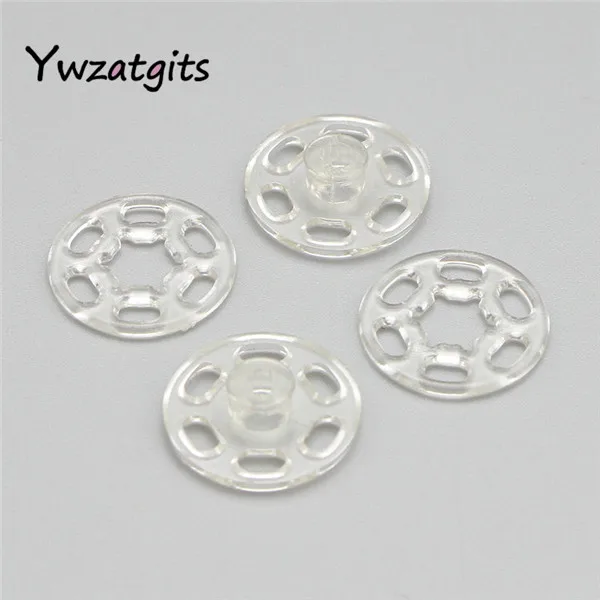 ywzatgits 20sets/lot 10mm/13mm/18mm Plastic Invisible Hidden Buttons