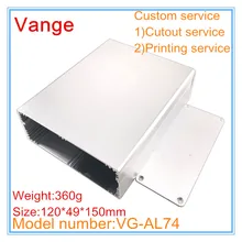 4 шт./лот прессованная прессформа оболочки 120*49*150 мм 6063-T5 алюминиевый корпус прибора для усилителя модуля оборудования