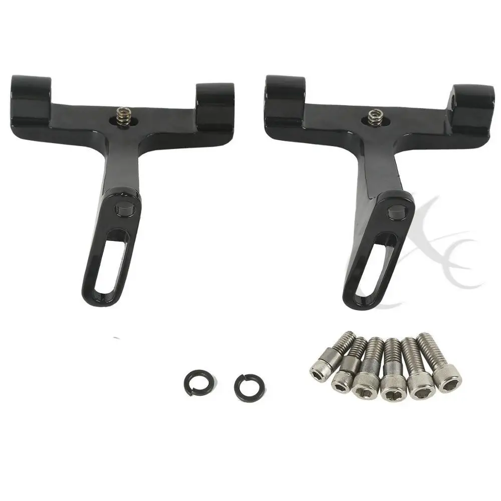 

Motorcycle New Rear Floorboard Footboard Bracket For Harley Electra Glide FLHTCU 14-18 FLHTCUL 15-16 Black/Chrome