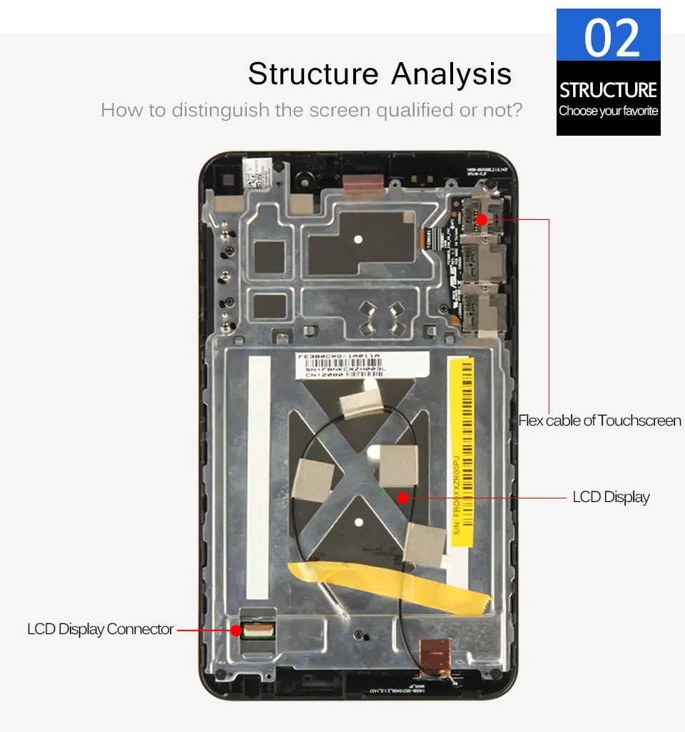 Srjtek для Asus Fonepad 8 FE380 FE380CG FE380CXG K016 ME380 ЖК-дисплей матричный экран Сенсорная панель дигитайзер сборка с рамкой