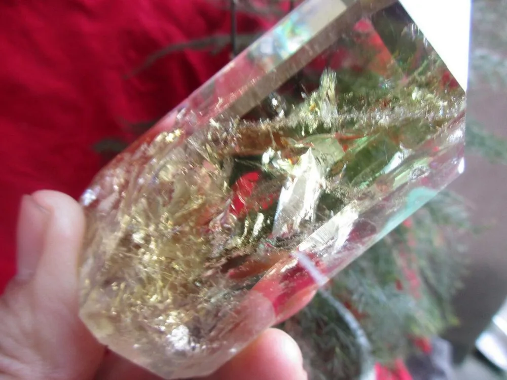 

Smoky Quartz Crystal ST Wand Point Generator Healing Energy Rich Gem