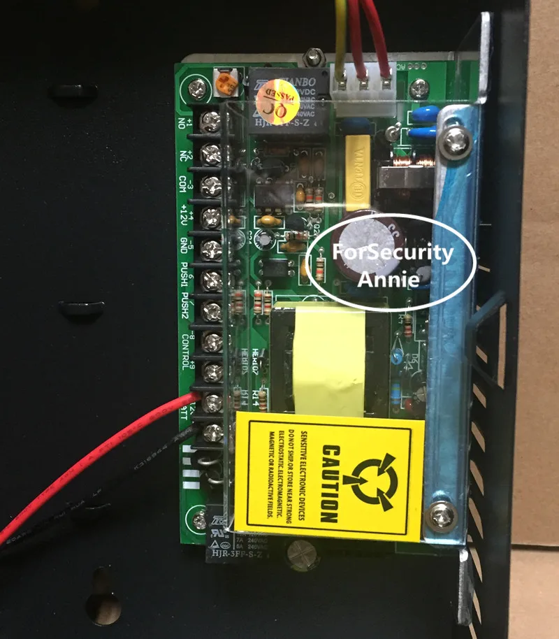 Input 110-240V Output DC 12V5A Power Supply Box For Access Control Board Metal PowerSupply For Access Control