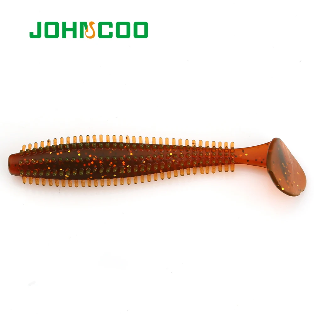 JOHNCOO 60 мм 94 мм Мягкая приманка Vivid Swimbait рыболовная приманка Shad искусственные черви рыболовная приманка на окуня щука