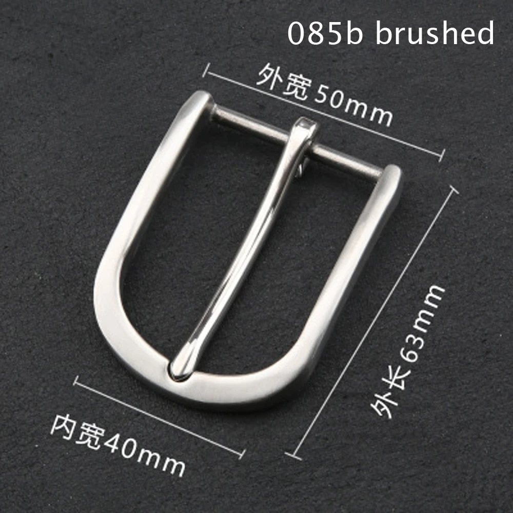 

Solid stainless steel material men leather belt pin buckle luxury design inner width 40mm 3pcs/lot
