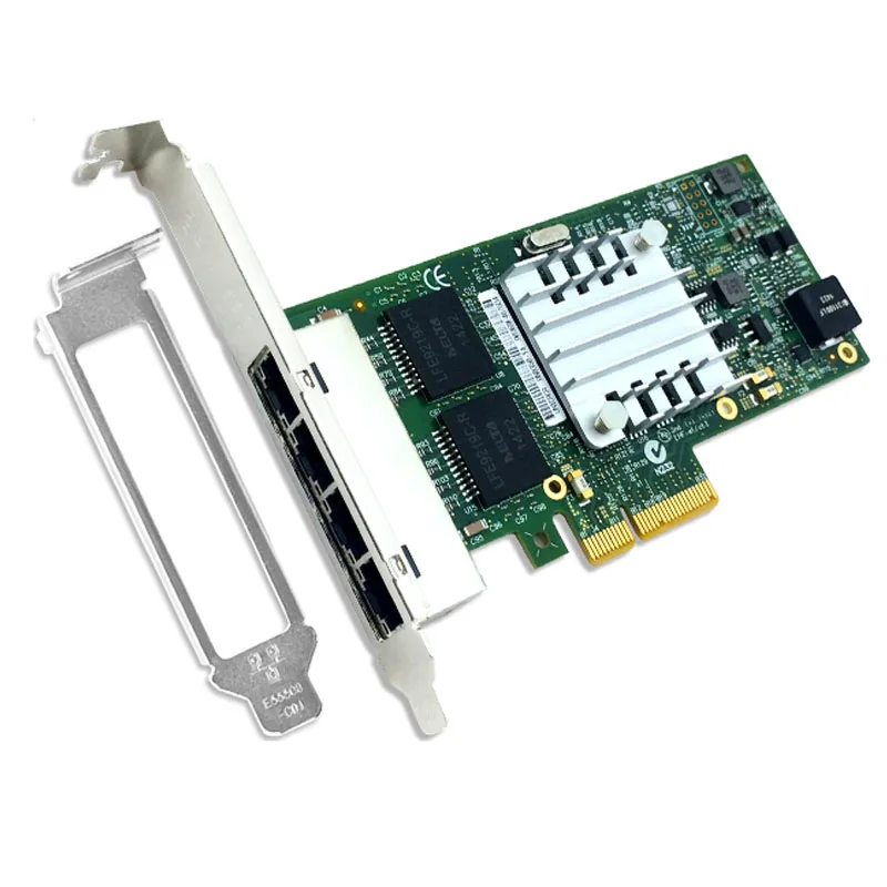 

i350AM4 Chipset PCIe x4 Gigabit 4-Port Ethernet Network Card 1000Mbps for Server
