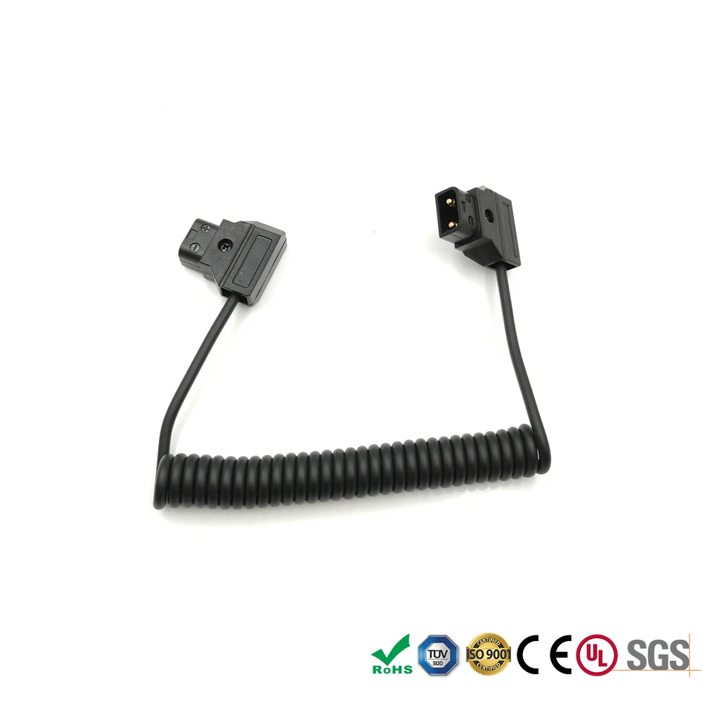 Anton Bauer D-Tap Male to / P-tap Extension High-elastic PU Coiled Cable for DSLR Rig Battery | Обустройство дома