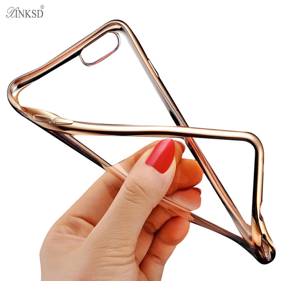 Soft Transparent TPU Cases for iPhone 6 Case 5s 6s 7 Plus Luxury Silicone Cover Coque for iPhone 7 Case 6 Plus Phone Cases(8)