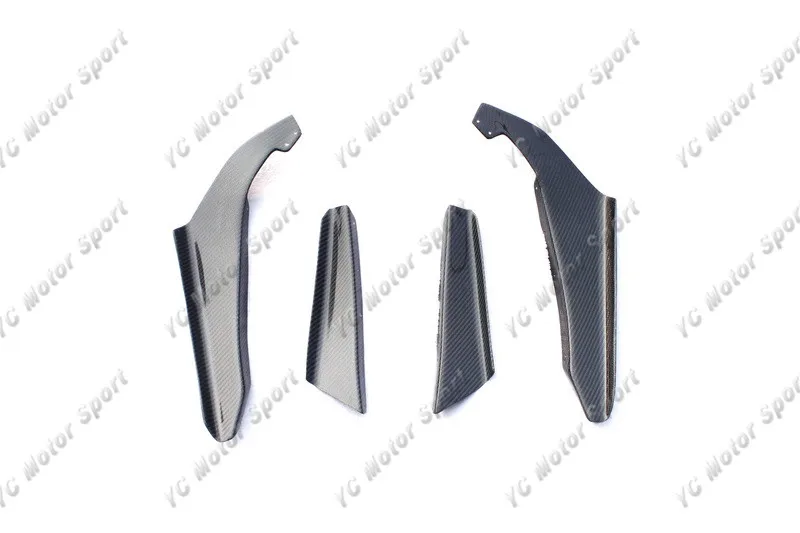 1999-2002 Nissan Skyline R34 GTR OEM Front Bumper Canard 4pcs CF