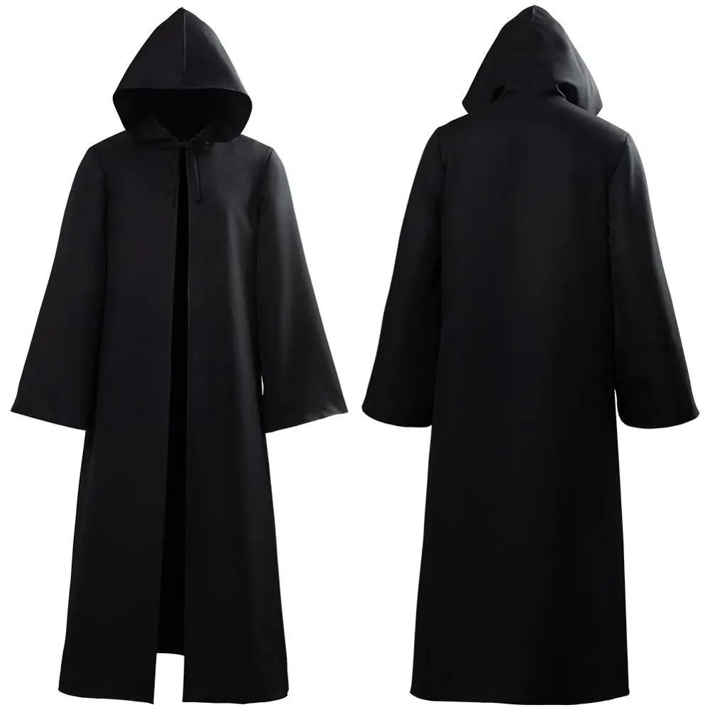 

Halloween Cloak Costumes Christmas Death Cosplay costume Long Hooded Cloak Sorcerer Witch Cape Cloak Outwear