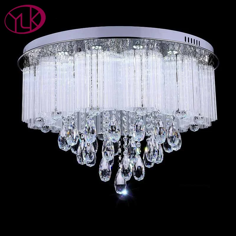 

Luxury Modern Crystal Chandelier Light For Dining Room Bar Coffee Suspension Chandeliers Lighting Fixture LED Lustres De Cristal