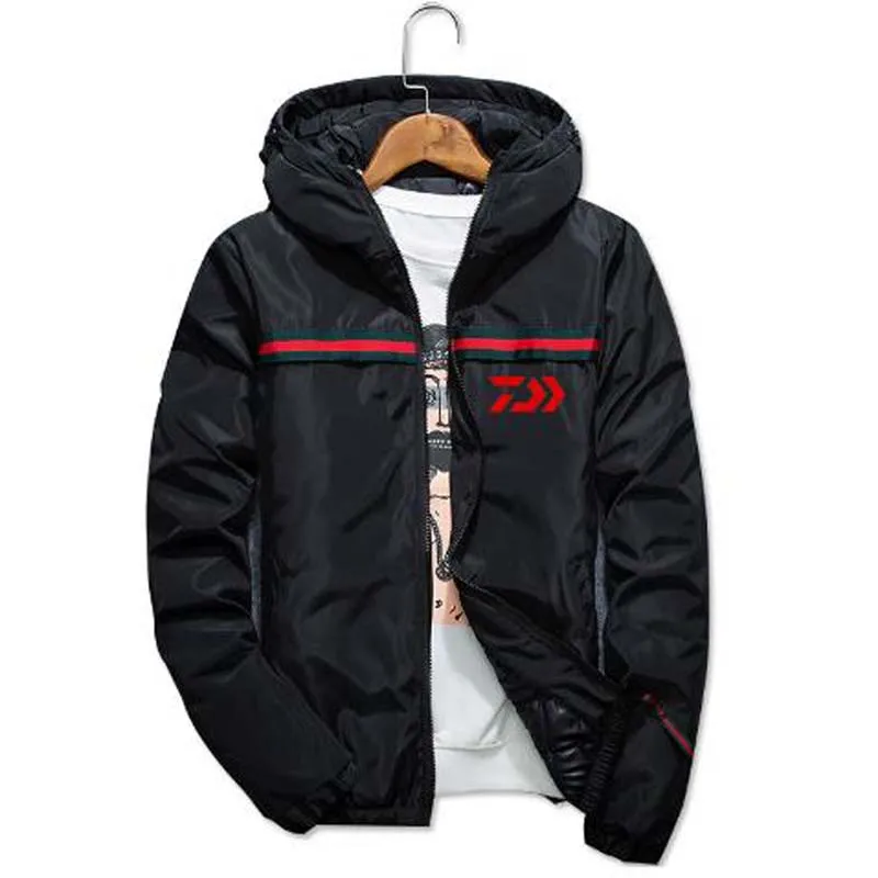 

2018 DAIWA New Fishing clothes coat Cotton thicken Autumn And Winter Windproof Hooded Outdoors Jacket