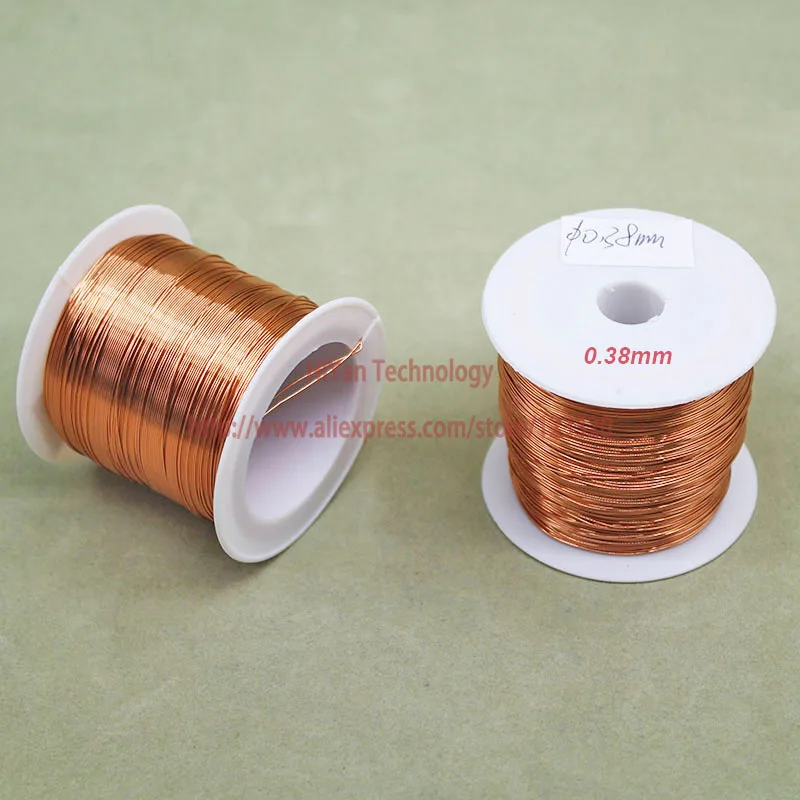 (100Grams/lot) Polyurethane Enameled Copper Wire Diameter 0.38MM