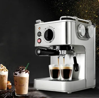 

Fashion NEW High quality espresso maker USES fully semi-automatic steam boiling coffee pot Semi-Automatic