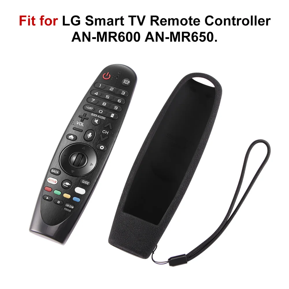 

2019 for LG AN-MR600 Remote Controller Remote Control Case Silicone Cover Case Protective Skin for Smart TV Remote Controller