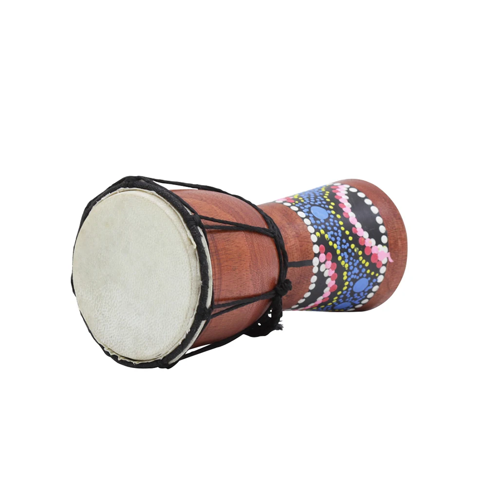 4 дюймовый компактный деревянный Африканский барабан Djembe Bongo ручной