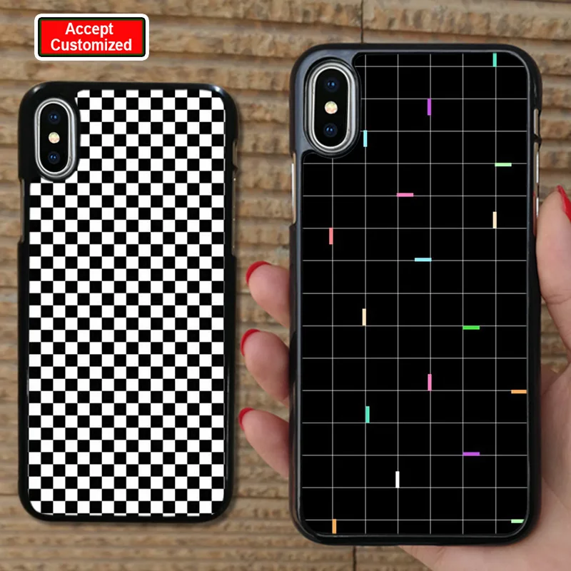 

Checkerboard Plaid Checked Checkered Printed Case Shell Cover for Samsung Galaxy S8 S9 S10 Plus S10E Note 8 9 S6 S7 Edge