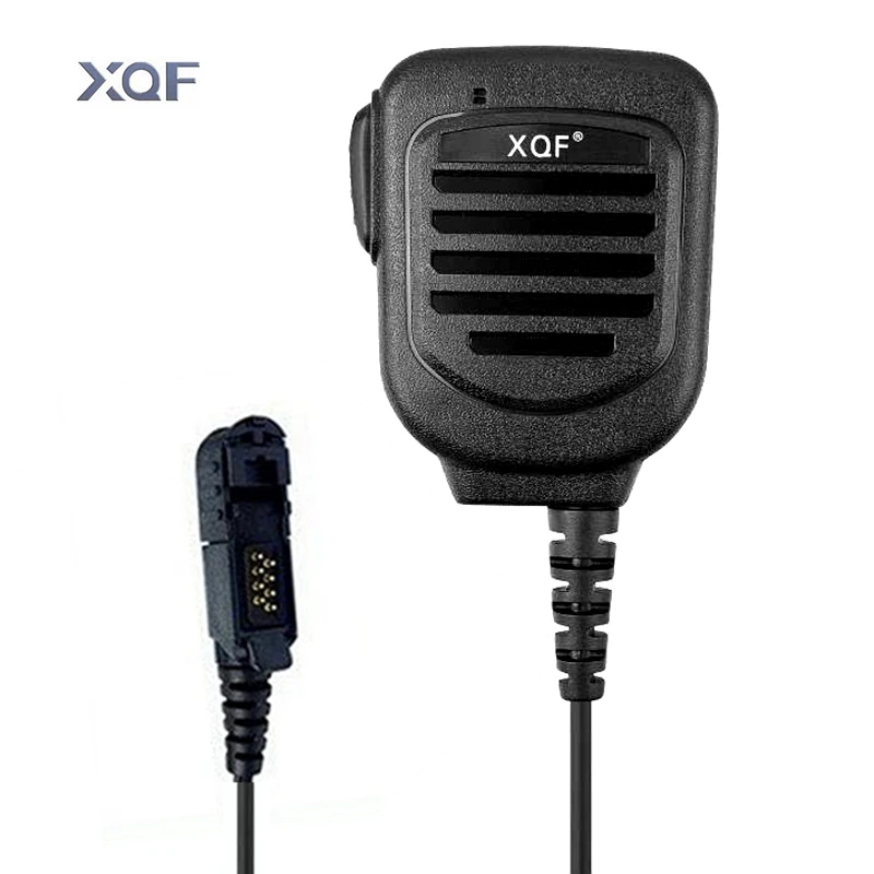XQF Microfone Mão Rádio SM109 Ombro IP67 Microfone À Prova D Água Para Motorola Walkie Talkie XiR XiR P6600 P6628 E8600 DP2000