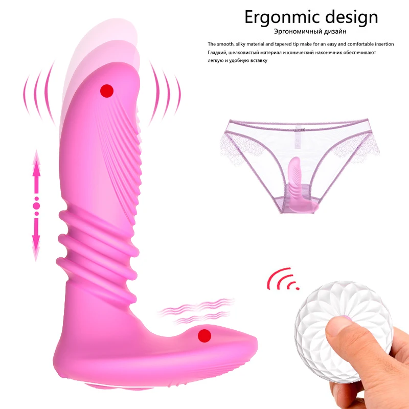 Ceny 7 prędkości teleskopowe ogrzewanie Dildo wibrator pilot g spot Anal stymulator łechtaczki Masturbator dorosłych zabawki erotyczne dla kobiet