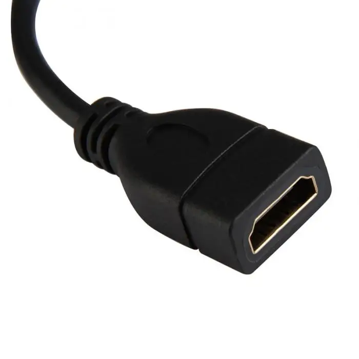 Высокое качество 15 см 1080 P Micro HDMI Мужской D к HDMI Женский Джек адаптер передачи кабели видео конвертер наблюдения запчасти