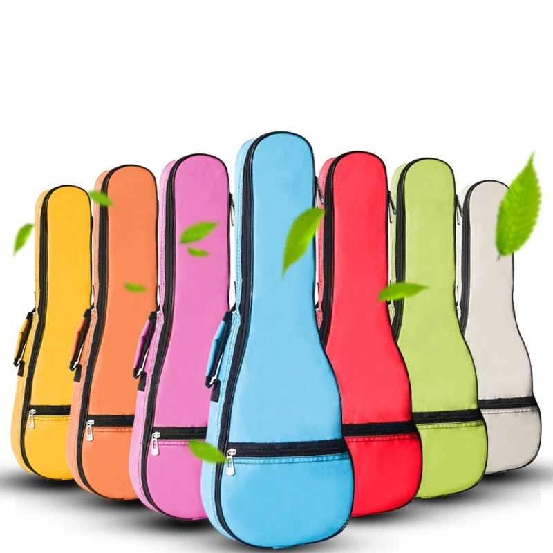 

Ukulele Bag Case Backpack Shoulder Strap Oxford Durable Washable Fashion UKULELE Gig Bag Case Large Size for 21 23 26 28 30inch