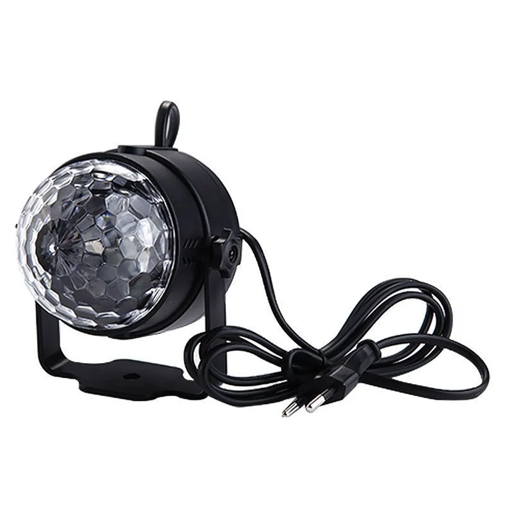 

RGB LED Light Sound Activated with Remote Multicolor Rotate Strobe Lights for Party Club Wedding --M25