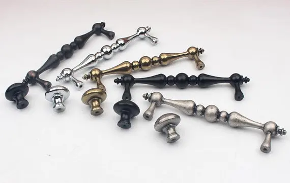 3.75'' 5'' Kitchen Cabinet Knobs Handle Pull Knob Dresser Drawer Pulls Handle Antique Oil Bronze Gold Silver Chrome Black Solid