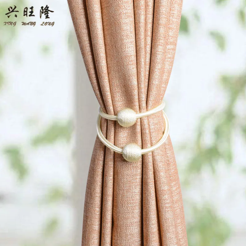 XWL 2Pcs/Pair Curtain Hanging Ropes Tiebacks Straps Hooks
