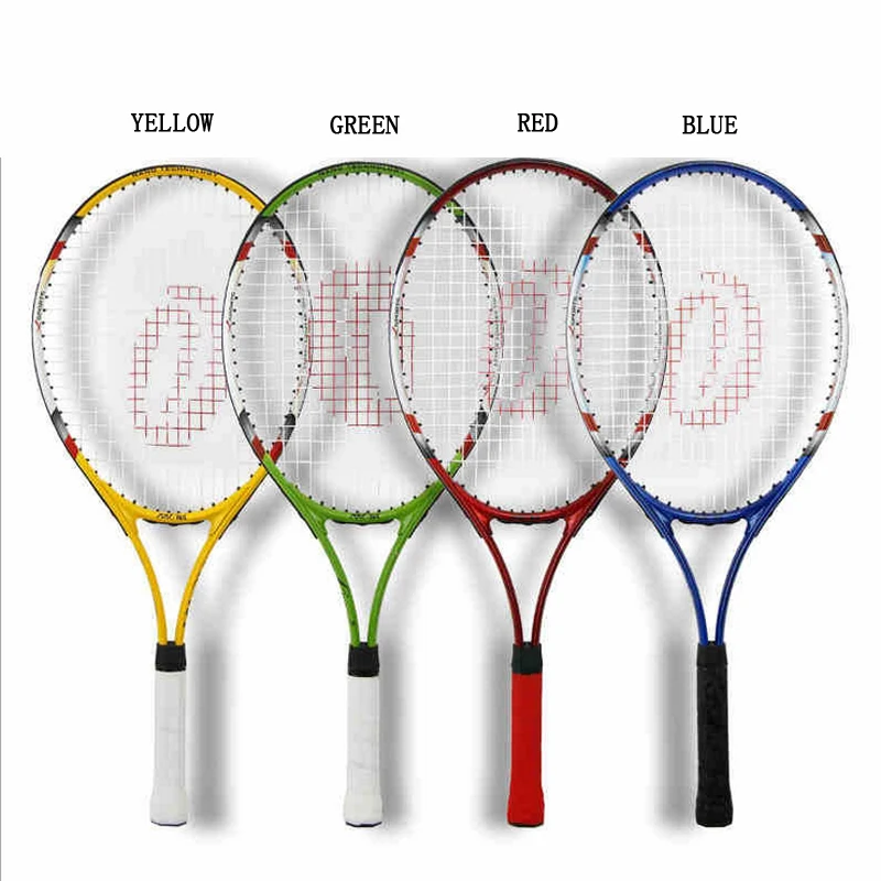 1pc 4 Color High Quality Carbon Aluminum Alloy Grip Nylon Net Junior Tennis  Racquet Training Racket For Amateurs|tennis racquet|junior tennis  rackettennis racket - AliExpress