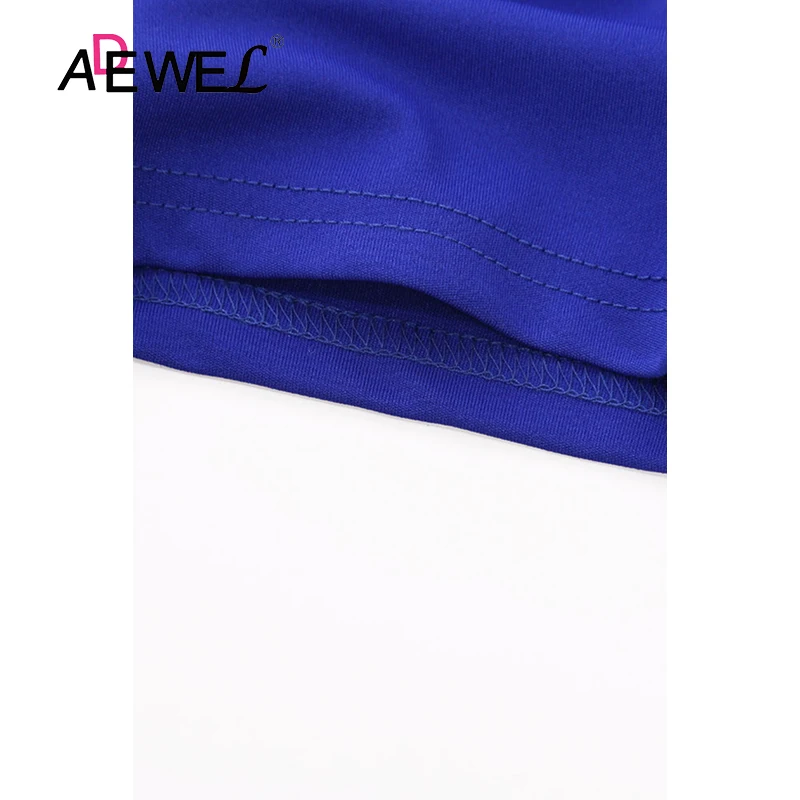 ADEWEL размера плюс Русалка Ruched женское платье сексуальные черные вечерние платья с оборками с разрезом облегающие длинные платья летние Клубные Vestidos