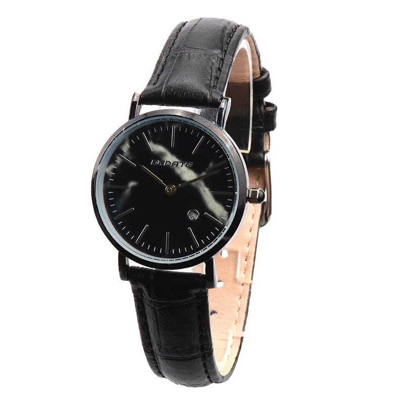 

2019 New New Arrival Badate Leisure Brand Lovers Watch Contracted Ceramic Surface Leather Strap Waterproof Quartz A Undertakes