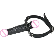 Lesbian Panties Strap-On Realistic Dildo Strap On Harness Underwear Flexible Pvc Dong Penis Sex Toys for Woman Masturbator Too