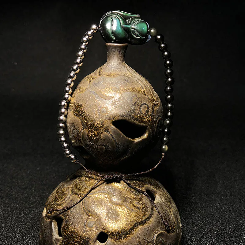 Jewelry Fox Bracelet Mens Beaded Copper Bracelets Natural Stone Rainbow Fox Crystal Bracelet Can Be Adjustable For Women 2019