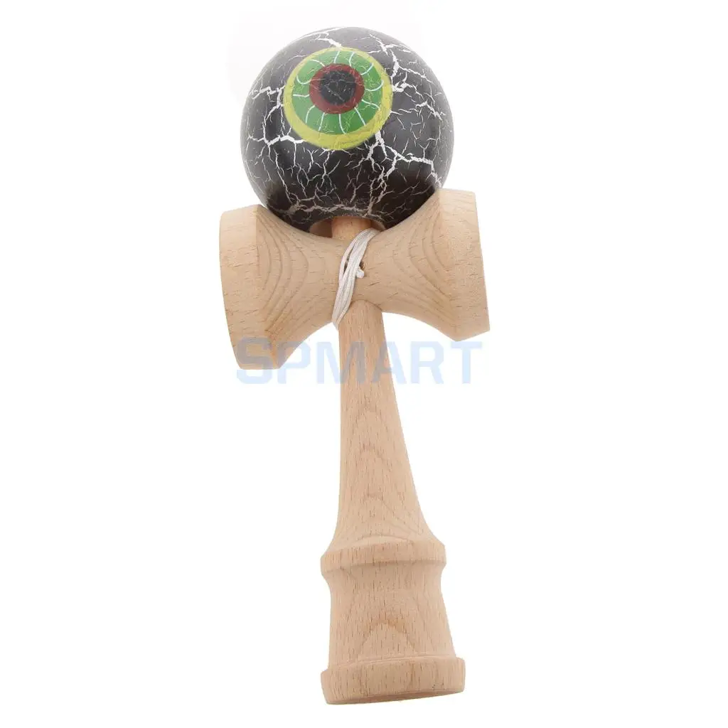 Eyeball Shaped краска для трескающих покрытий деревянные Kendama дети мастерство мяч игры дети веселые деревянные игрушки