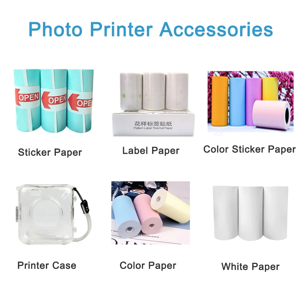 paper thermal sticker label peripage printer paperang