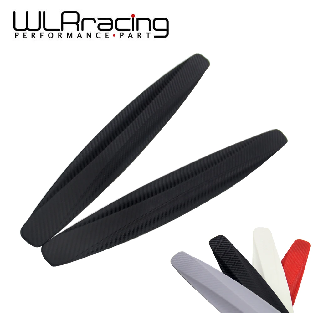

WLR RACING - Car Corner Protector Guard Strip Crash Bar Bumper Strip Trim Protection Guards Lip Deflector 2pcs Accessory RBB02