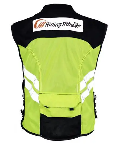 Высокая видимость защитный светоотражающий жилет Предупреждение пальто отражающие полосы топы куртка мотоцикл автомобиль отражательная защитная одежда