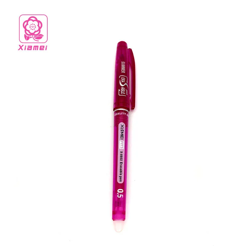 Xiamei 2 шт. стираемая ручка 8 цветов канцелярская ручка 0,5 мм гелевая ручка Канцелярия для учеников заправки могут быть заменены