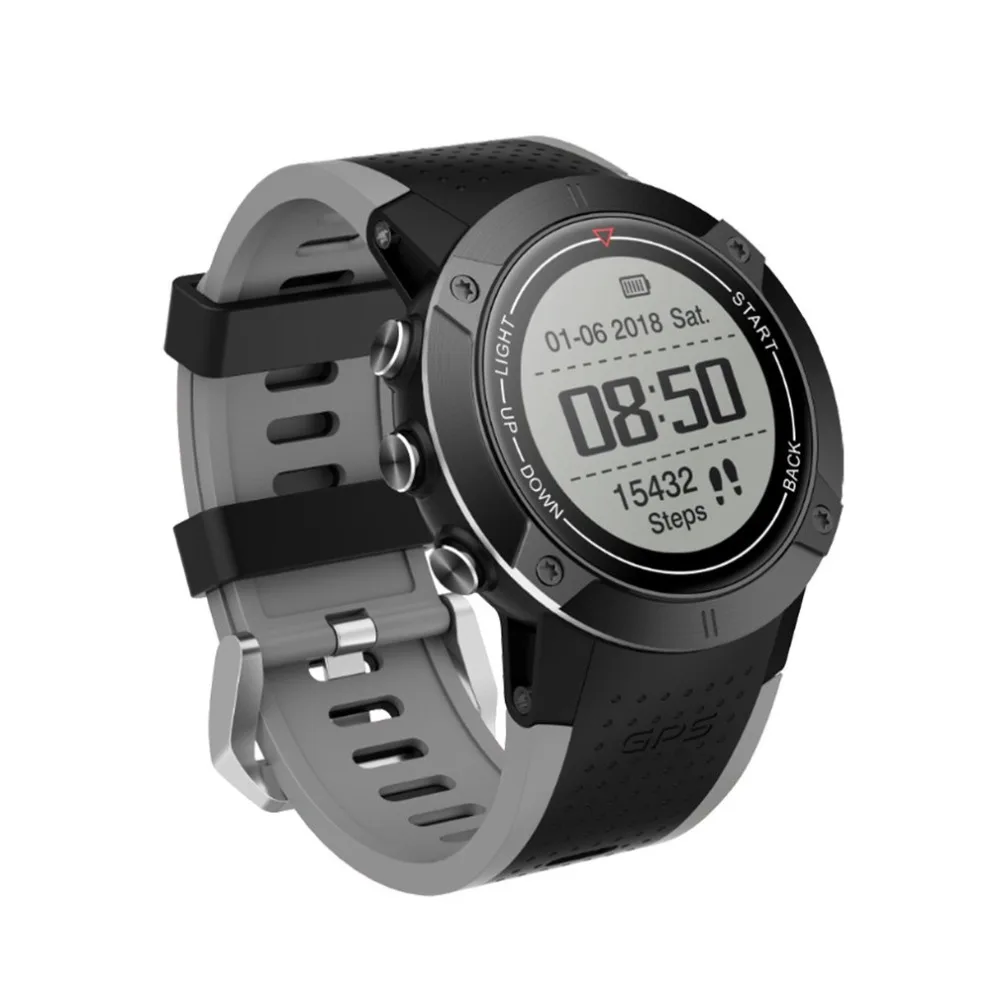 

DM18 GPS Sports Watch Smart Band Stopwatch Alarm Clock Sedentary Pedometer Heart Rate Monitor Waterproof Wristwatch For Iphone