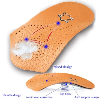

Half Arch Support Orthopedic Latex Insoles Antibacterial Active Carbon Orthotic Flat Foot Correct Feet Care Shoe Pad Gift