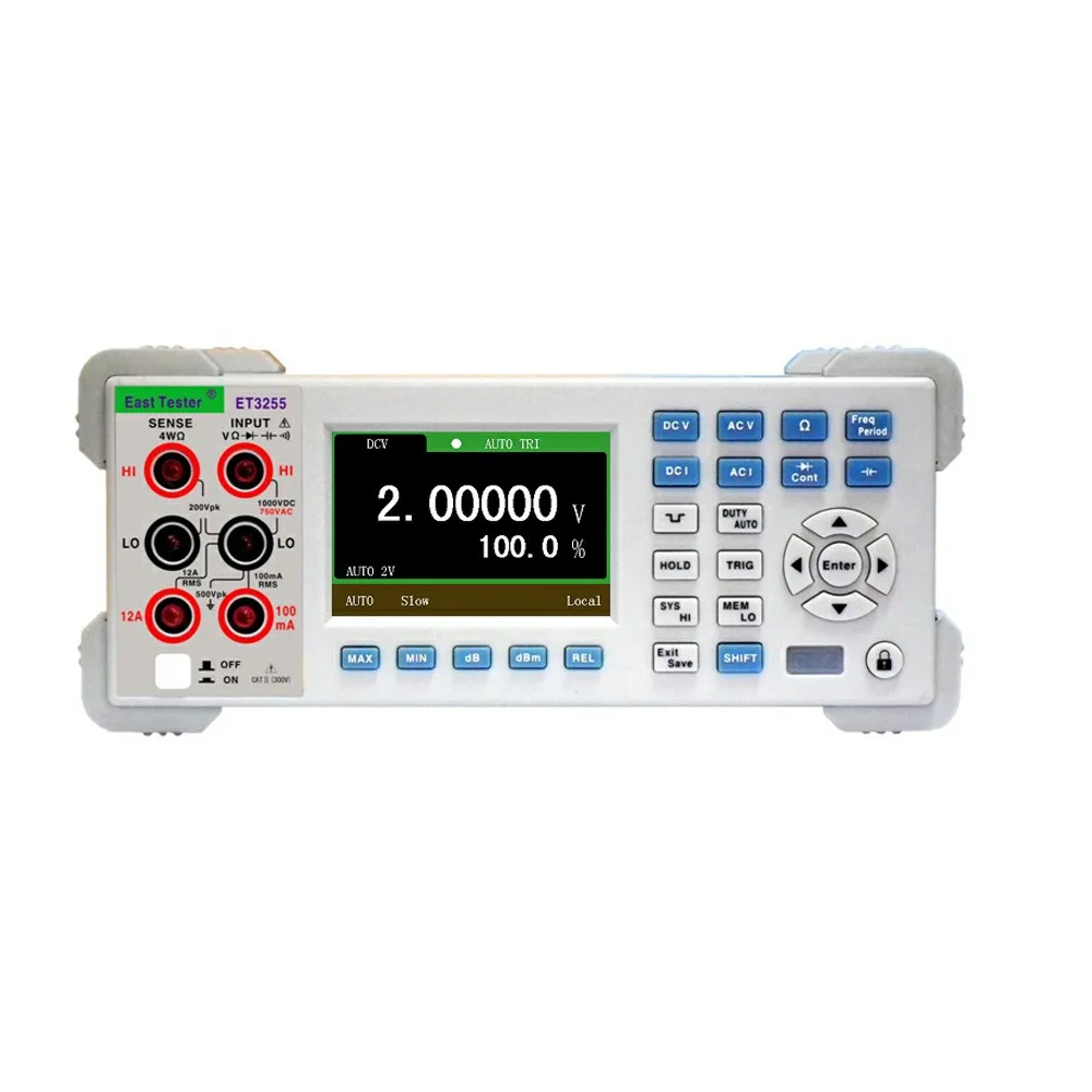 

Original Desktop Multimeter 220000 Countsfor DC AC Voltage Current Resistance Temperature Measuring Benchtop Digital Multimeter