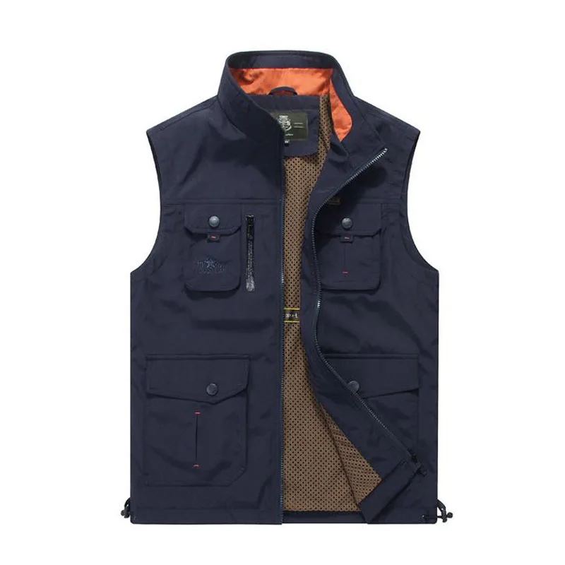 Casual Vest Men Summer Autumn Thin Men's Sleeveless Vest Breathable
