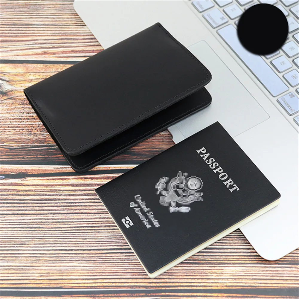 

Travel Genuine Leather Passport Holder Passport Cover Wallet ID Holder Storage Clutch Money Bag Travel Multifunction Credit Card