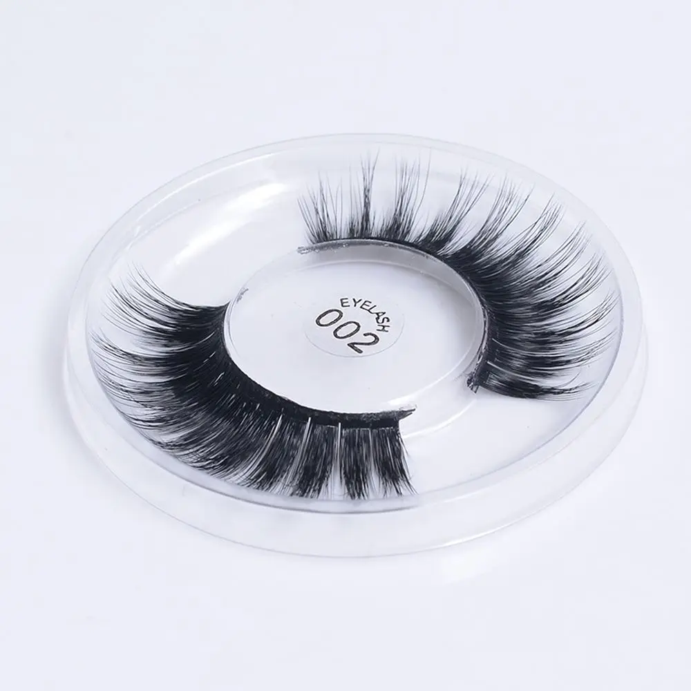Handmade Silk Eyelashes 3D Silk Lashes Thick Hand Made Full Strip